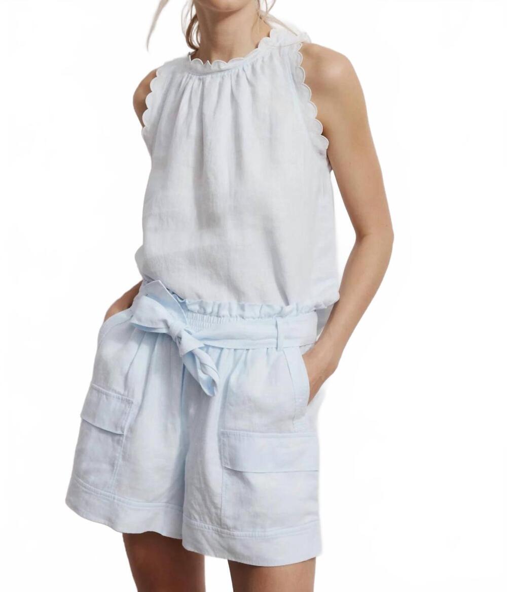 NEW MELISSA NEPTON spencer short in ice blue